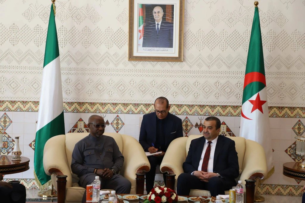 Nigerian Minister of Petroleum Resources in Charge of Gas on a Working Visit to Algeria