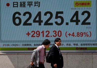 Nikkei Surpasses 63,000 Points Thanks to Company Profits and Optimism About Iran