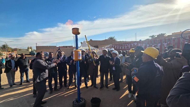 Operation of a gas network spanning 8.7 km to serve 249 homes in Timimoun