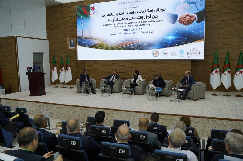 Organization of a seminar on the components and reforms of the Algerian economy on the sidelines of the International Algiers Exhibition