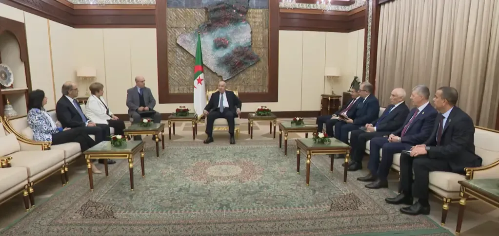 President Tebboune receives the Managing Director of the International Monetary Fund