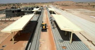 Progress of the construction works for the mining railway line bypassing the city of Tebessa by 71%