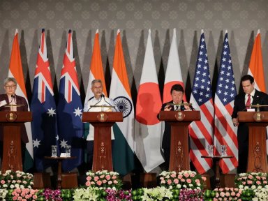 "Quad" Launches Initiatives Related to Maritime Security and Energy