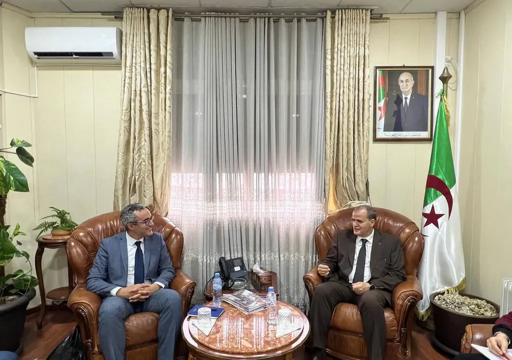 Rzeig receives the Director of 'Fiat Algeria'