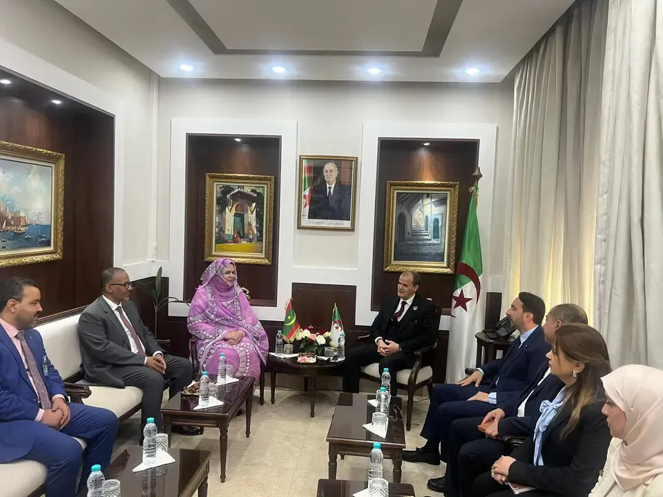 Rzeig receives the Minister of Trade and Tourism of Mauritania
