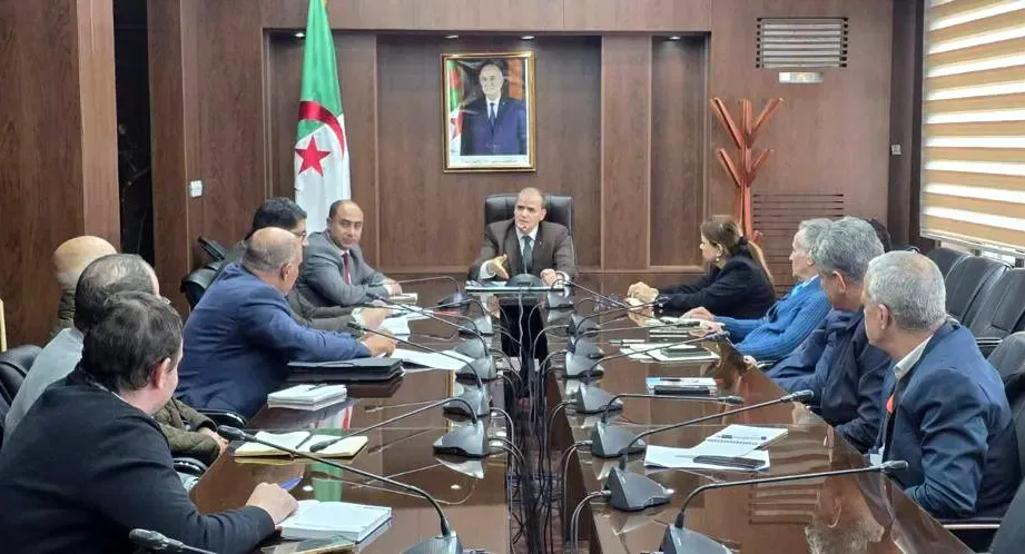 Rzig chairs a coordination meeting on mobilizing logistical capacities to support exports