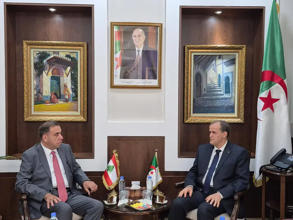 Rzig explores economic cooperation prospects with the Lebanese ambassador in Algeria