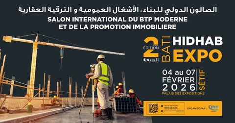 Setif: Opening of the second edition of the International Salon for Construction, Public Works, and Real Estate Development