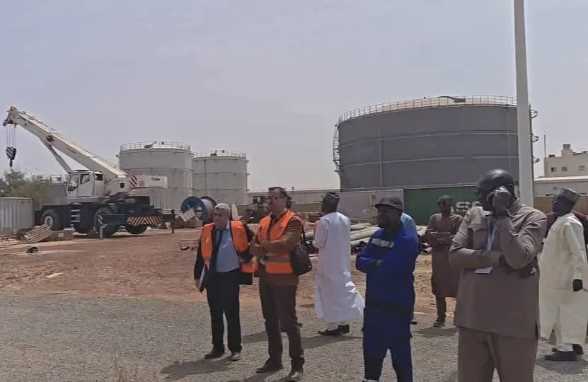 Sonelgaz Technicians Inspect Electricity Production Plant Project in Niger