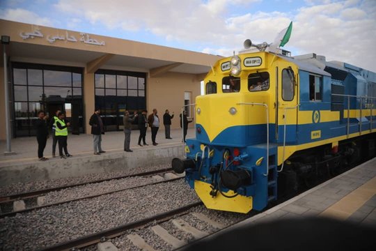 Start of passenger train operation trials on the Béchar–Gara Djebilet line