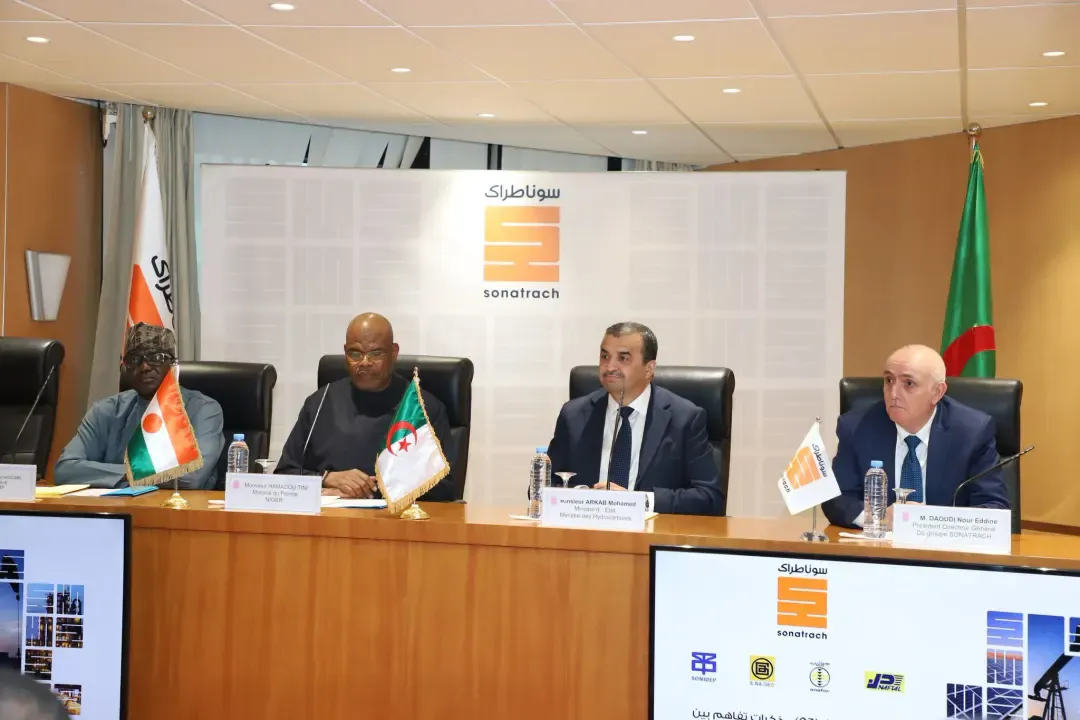 Subsidiaries of SONATRACH Sign Memoranda of Understanding with the Nigerien Company 'SONIDEB'