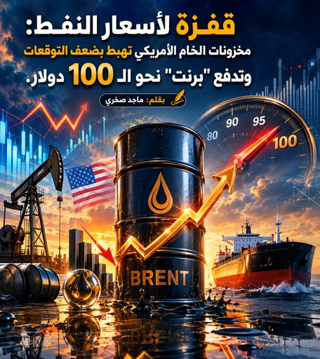 Surge in Oil Prices: US Crude Inventories Drop Twice as Much as Expected, Pushing Brent Towards $100 - Iqtissad Al Balad