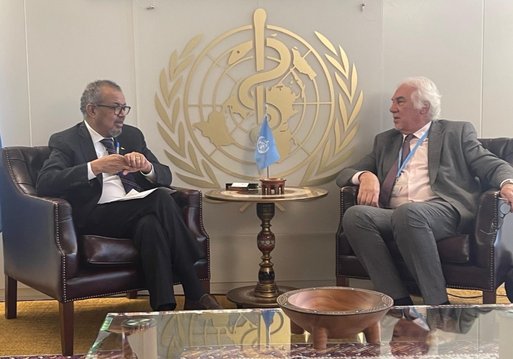 Tedros Adhanom Ghebreyesus praises the importance Algeria places on local manufacturing of medical products