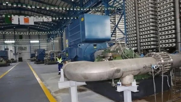 Temporary shutdown of the seawater desalination plant in Annaba