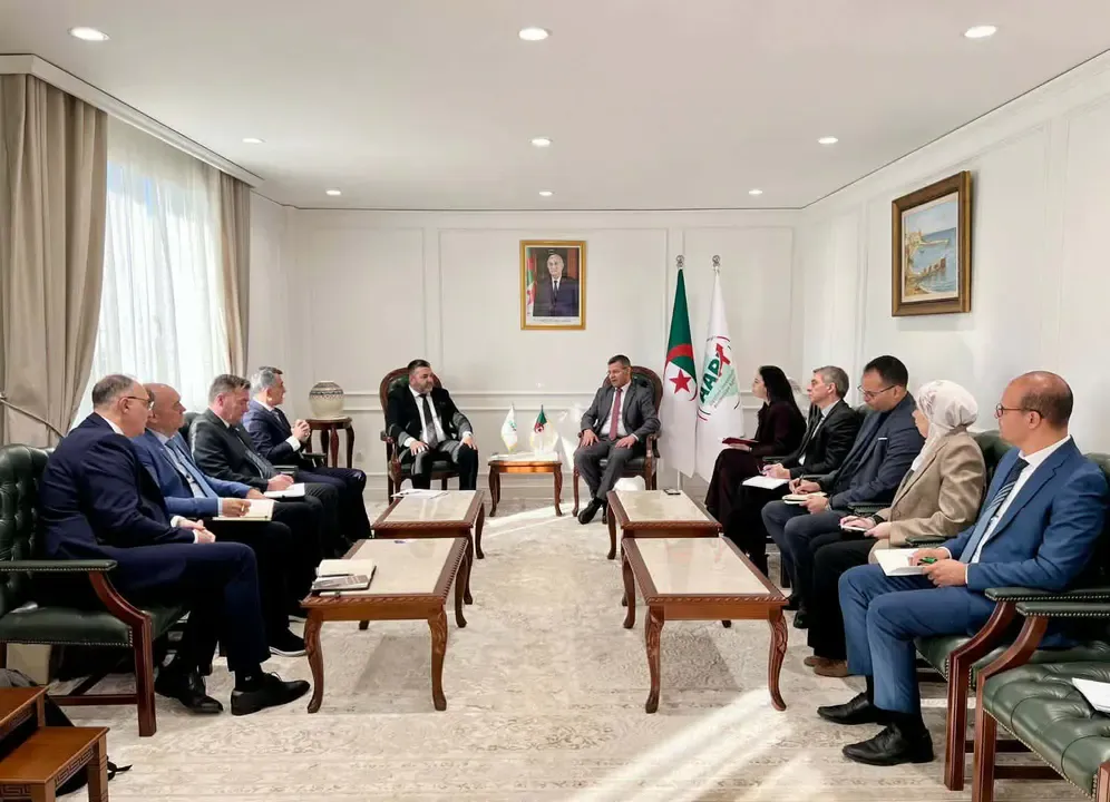 The Algerian Agency for Investment Promotion Discusses Industrial and Energy Projects with a Delegation from Bosnia and Herzegovina