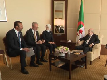 The President receives representatives of 'Tosyali' and 'Tayal' in Turkey