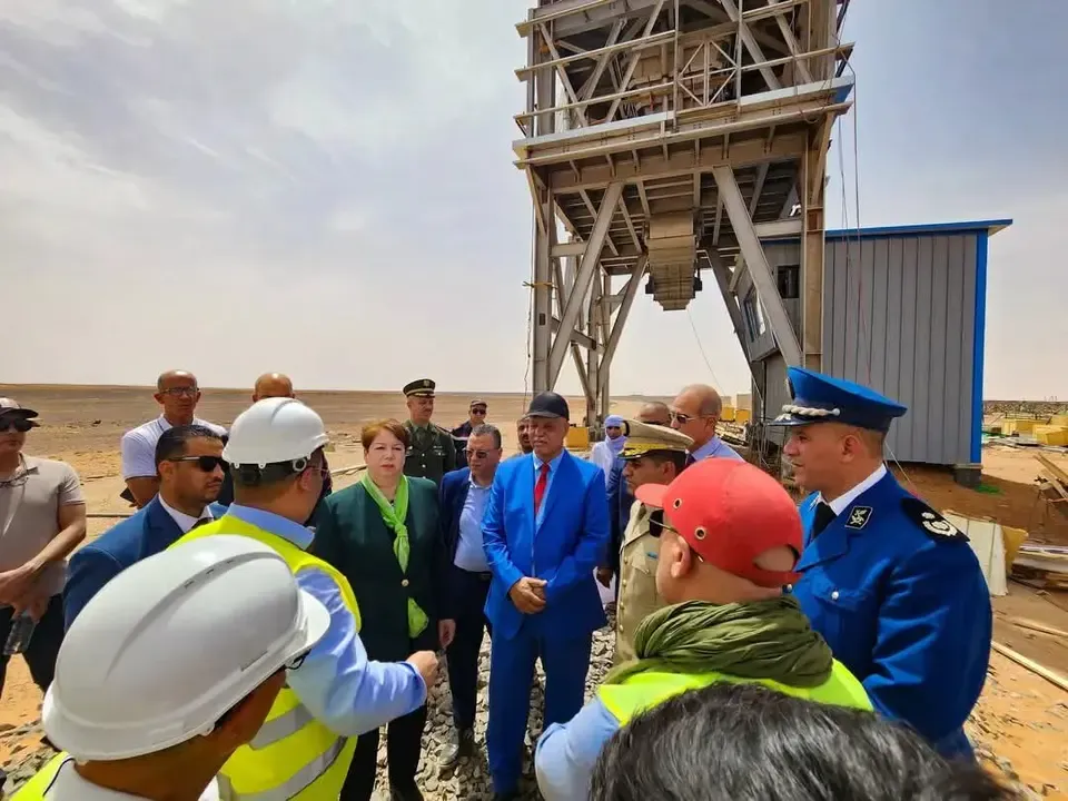 The primary processing unit for iron ore in Gara Djebilet will be operational soon