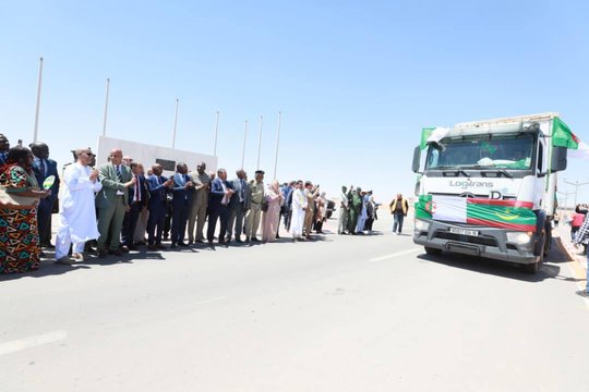 Tindouf: Launch of the Export Operation of 33 Shipments of Products to Mauritania
