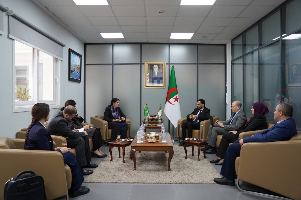 Wadih discusses with the Deputy Chairperson of the African Union Commission enhancing cooperation at the continental level