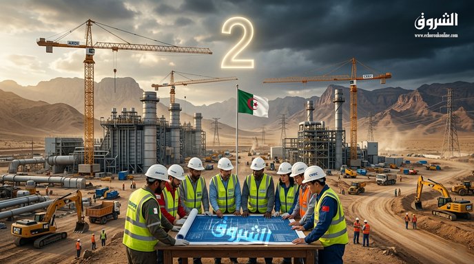 With a capacity of 1406.017 MW.. Launch of the second largest electricity generation plant in Algeria