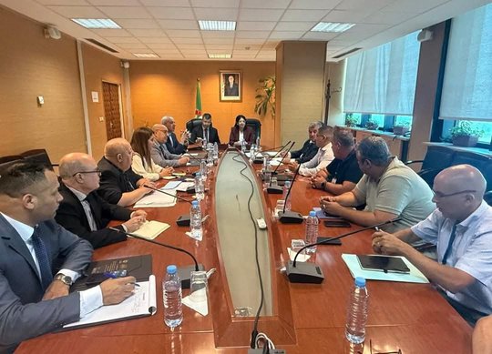 Working meeting with managers of UHT milk production units - Iqtissad Al Balad